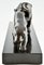 Luc Alliot, Art Deco Skulptur, Zwei Panther, 1925, Bronze 7