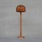 Mid-Century Pine Floor Lamp with Jacobsen Style Shade, Image 7