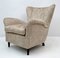 Set of Mid-Century Modern Armchairs in Velvet by Gio Ponti for ISA, Italy, 1950s 8