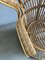 Mid-Century Modern Wicker Wingback Chair by Lio Carminati, 1950s 9