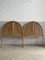 Italian Mid-Century Modern Bamboo and Straw Single Headboards, 1970s, Set of 2 1