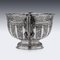 19th Century Chinese Export Solid Silver Dragon Bowl by Luen Wo, 1890 3