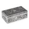 19th Century Chinese Solid Silver Aristocratic Processions Scene Box, 1870, Image 1