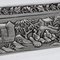 19th Century Chinese Solid Silver Aristocratic Processions Scene Box, 1870 19