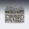 19th Century Chinese Solid Silver Aristocratic Processions Scene Box, 1870, Image 3