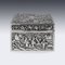 19th Century Chinese Solid Silver Aristocratic Processions Scene Box, 1870, Image 5