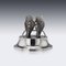 Supports pour Menu Hibou Édouardien en Argent Massif, C.1908, Set de 6 4