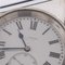 Englische Uhr, Lineal & Thermometer aus massivem Silber, 20. Jh., C.1912 11