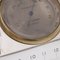 Englische Uhr, Lineal & Thermometer aus massivem Silber, 20. Jh., C.1912 13