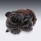 19th Century Victorian Tree of Life Bulldog Inkwell, 1860 5