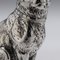 19th Century Victorian Solid Silver Cat & Dog, Salt & Pepper, London, 1876, Set of 2 18