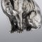 19th Century Victorian Solid Silver Cat & Dog, Salt & Pepper, London, 1876, Set of 2, Image 9