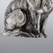 Viktorianische Katze & Hund aus massivem Silber, Salz & Pfeffer, 19. Jh., 1876, 2er Set 10