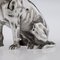 19th Century Victorian Solid Silver Cat & Dog, Salt & Pepper, London, 1876, Set of 2, Image 19