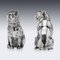 19th Century Victorian Solid Silver Cat & Dog, Salt & Pepper, London, 1876, Set of 2, Image 3