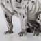 Viktorianische Katze & Hund aus massivem Silber, Salz & Pfeffer, 19. Jh., 1876, 2er Set 14