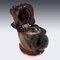 19th Century Victorian Lignum Vitae Bulldog Inkwell, 1860 10