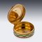 19th Century Georgian 18k Gold & Guilloche Enamel Pill Box, London, 1823 6