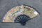 Fan in Straw and Painted Wood, 1940s, Image 1