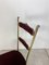 Vintage Hollywood Regency Brass and Velvet Chair, 1950s, Image 2