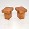 Italian Lacquered Parchment Side Tables by Aldo Tura, Set of 2 4