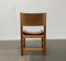 Vintage Scandinavian Leather Safari Chair 22