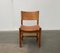 Vintage Scandinavian Leather Safari Chair 27