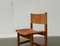 Vintage Scandinavian Leather Safari Chair 38