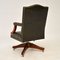 Antique Georgian Style Leather Desk Chair 8