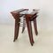 Mahogany Nesting Tables by Maxime Old, France, 1940, Set of 3, Image 9