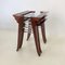 Tables Gigognes en Acajou par Maxime Old, France, 1940, Set de 3 9