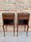 French Oak Nightstands with 2 Drawers, 1890s, Set of 2, Image 3