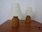 Vintage Solid Teak Table Lamps, Denmark, 1970s, Set of 2, Image 13