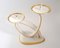 Porcelain Candlelight with Gilding from Alka, 1950s, Image 1