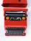 Máquina de escribir Valentine italiana roja de Ettore Sottsass & Perry King para Olivetti, años 70, Imagen 2