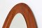 Oval Wooden Mirror, 1950s 10