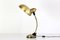 Desk Lamp with Flexible Brass Structure, 1950s 1