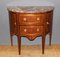 Louis XVI Style Demi Lune Commode in Marquetry 1