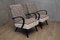 Mid-Century Italian Combined White Velvet & Beech Wood Armchairs, 1950, Set of 2 9
