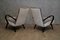 Mid-Century Italian Combined White Velvet & Beech Wood Armchairs, 1950, Set of 2 6