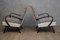 Mid-Century Italian Combined White Velvet & Beech Wood Armchairs, 1950, Set of 2 10