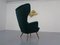 French Kvadrat Tonica Wingback Chair, 1950s 13