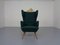 French Kvadrat Tonica Wingback Chair, 1950s 5