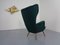 French Kvadrat Tonica Wingback Chair, 1950s, Image 15