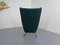 French Kvadrat Tonica Wingback Chair, 1950s 16