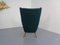 French Kvadrat Tonica Wingback Chair, 1950s, Image 16