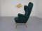 French Kvadrat Tonica Wingback Chair, 1950s 3