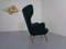 French Kvadrat Tonica Wingback Chair, 1950s 6
