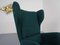 French Kvadrat Tonica Wingback Chair, 1950s 9