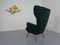 French Kvadrat Tonica Wingback Chair, 1950s 12